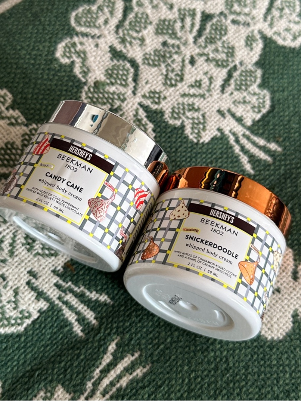 Beekman 1802 x Hershey’s Whipped Body Creams - Candy Cane & Snickerdoodle
